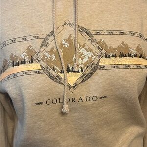 Modish Rebel Colorado Mountains Hooded Sweatshirt